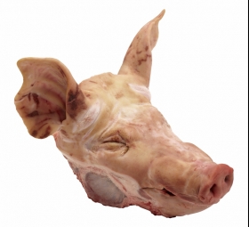 Producteur Pork head with cheeks with ears